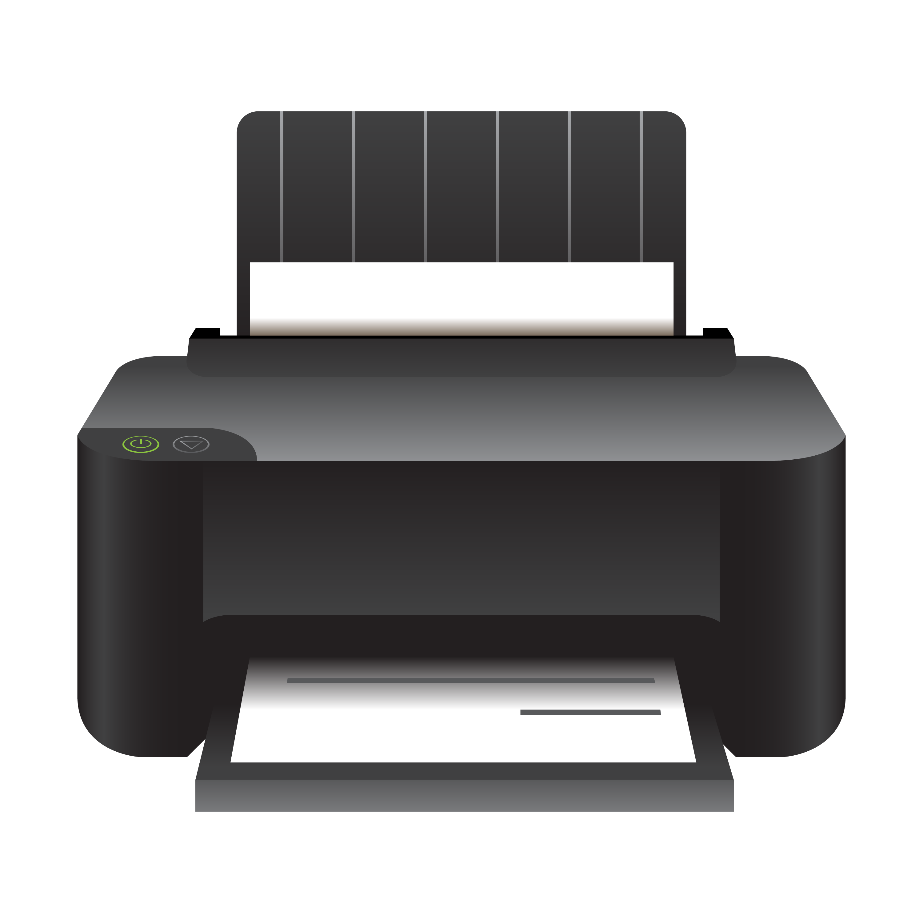 —Pngtree—black plastic office printer printing_5442540